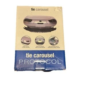 New, PROTOCOL TIE CAROUSEL with Auto Light, Accessory‎ Drawer.